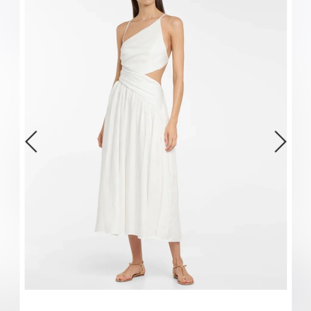 Zimmermann Tropicana Asymmetric Dress with open back